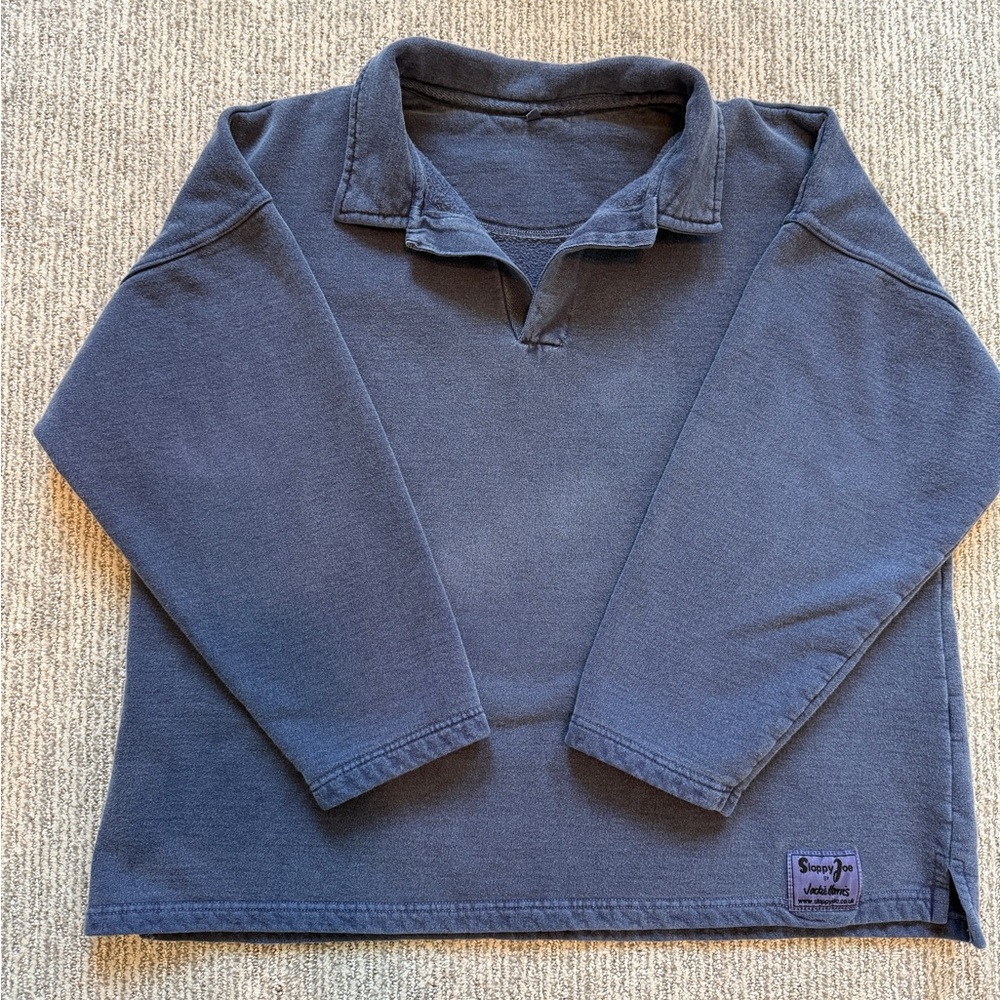 Sloppy Joe sweatshirt Collar 02 Navy size 1